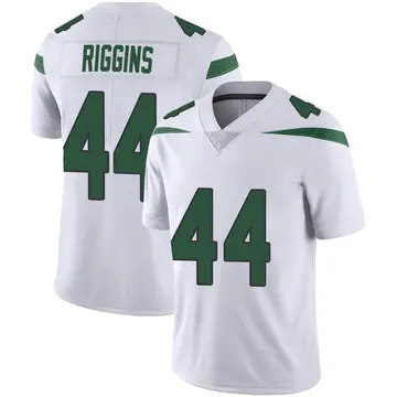 Nike John Riggins Men's Limited New York Jets White Spotlight Vapor Jersey