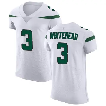 Nike Jordan Whitehead Men's Elite New York Jets White Spotlight Vapor Untouchable Jersey