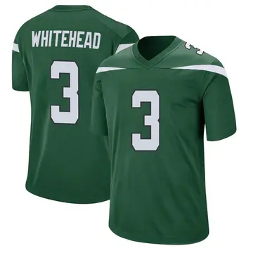 Nike Jordan Whitehead Men's Game New York Jets Green Gotham Jersey