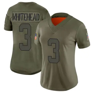 Nike Jordan Whitehead Women's Limited New York Jets Camo 2019 Salute to Service Jersey