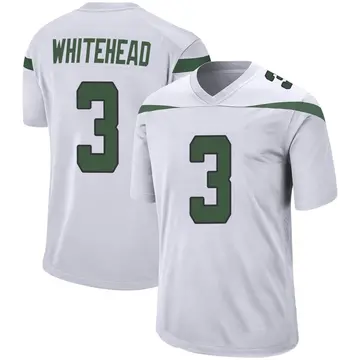 Nike Jordan Whitehead Youth Game New York Jets White Spotlight Jersey