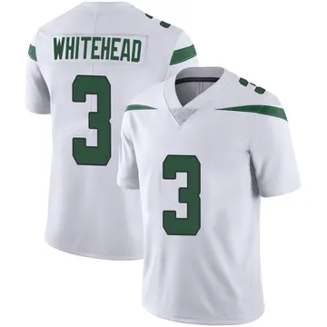 Nike Jordan Whitehead Youth Limited New York Jets White Spotlight Vapor Jersey
