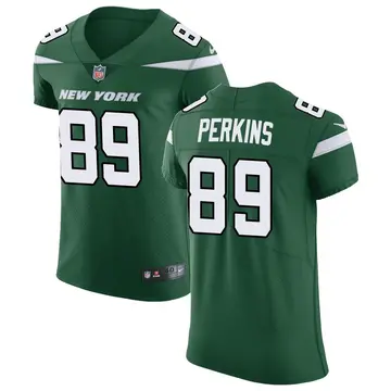 Nike Joshua Perkins Men's Elite New York Jets Green Gotham Vapor Untouchable Jersey