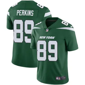 Nike Joshua Perkins Men's Limited New York Jets Green Gotham Vapor Jersey
