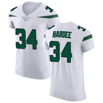 Nike Justin Hardee Men's Elite New York Jets White Spotlight Vapor Untouchable Jersey