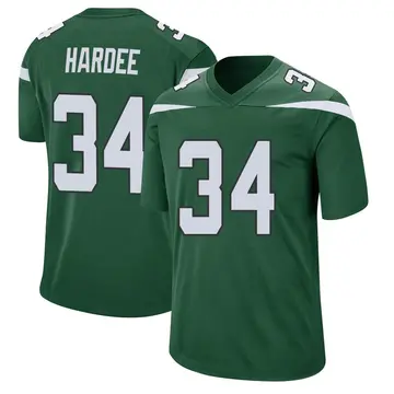 Nike Justin Hardee Men's Game New York Jets Green Gotham Jersey