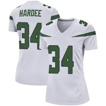 Nike Justin Hardee Women's Game New York Jets White Spotlight Jersey