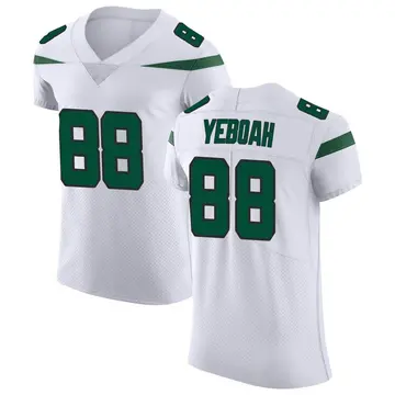 Nike Kenny Yeboah Men's Elite New York Jets White Spotlight Vapor Untouchable Jersey