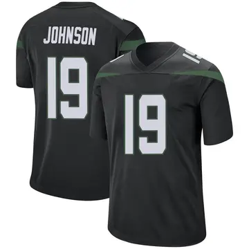 Nike Keyshawn Johnson Youth Game New York Jets Black Stealth Jersey