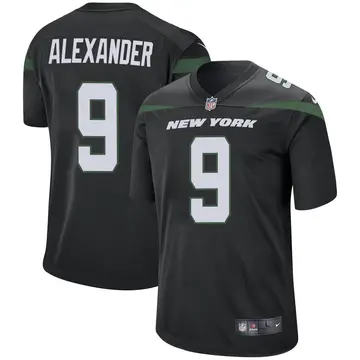Nike Kwon Alexander Men's Game New York Jets Black Stealth Jersey