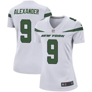 Nike Kwon Alexander Women's Game New York Jets White Spotlight Jersey