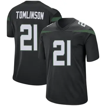 Nike LaDainian Tomlinson Men's Game New York Jets Black Stealth Jersey