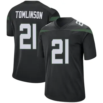Nike LaDainian Tomlinson Youth Game New York Jets Black Stealth Jersey