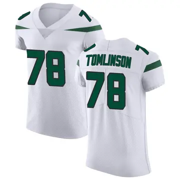Nike Laken Tomlinson Men's Elite New York Jets White Spotlight Vapor Untouchable Jersey