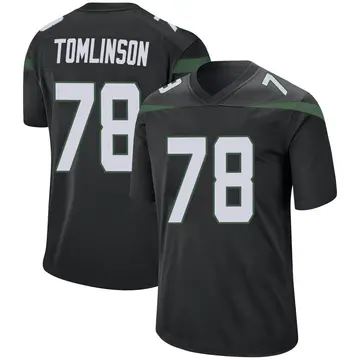 Nike Laken Tomlinson Youth Game New York Jets Black Stealth Jersey