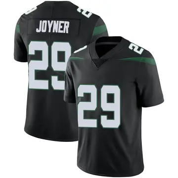 Nike Lamarcus Joyner Men's Limited New York Jets Black Stealth Vapor Jersey