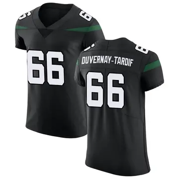 Nike Laurent Duvernay-Tardif Men's Elite New York Jets Black Stealth Vapor Untouchable Jersey