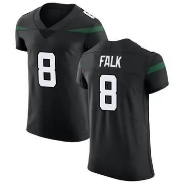 Nike Luke Falk Men's Elite New York Jets Black Stealth Vapor Untouchable Jersey