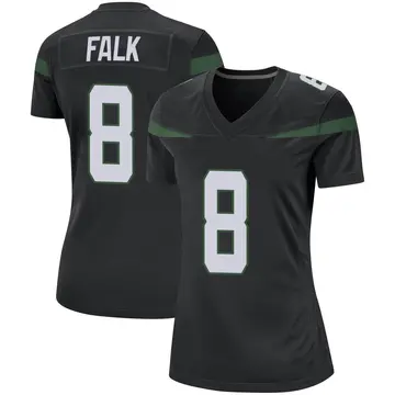 Nike Luke Falk Women's Game New York Jets Black Stealth Jersey