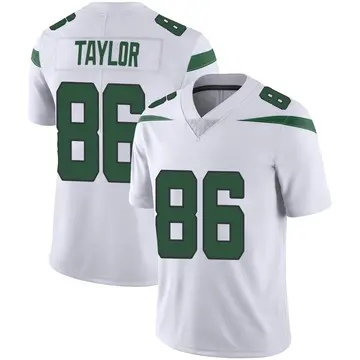 Nike Malik Taylor Men's Limited New York Jets White Spotlight Vapor Jersey
