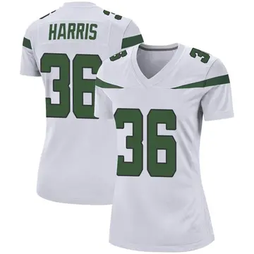 Nike Marcell Harris Women's Game New York Jets White Spotlight Jersey