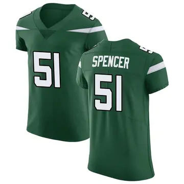 Nike Marquiss Spencer Men's Elite New York Jets Green Gotham Vapor Untouchable Jersey
