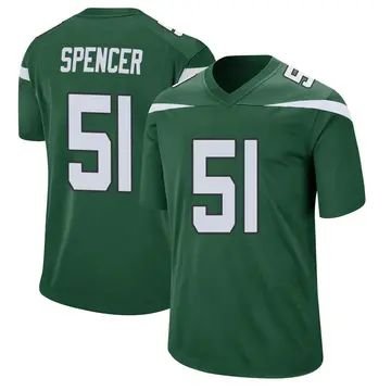 Nike Marquiss Spencer Men's Game New York Jets Green Gotham Jersey