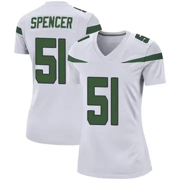 Nike Marquiss Spencer Women's Game New York Jets White Spotlight Jersey