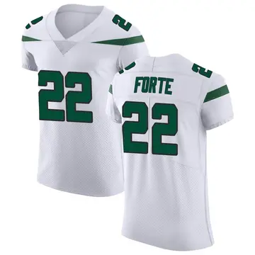 Nike Matt Forte Men's Elite New York Jets White Spotlight Vapor Untouchable Jersey