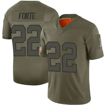 Nike Matt Forte Men's Limited New York Jets Camo 2019 Salute to Service Jersey