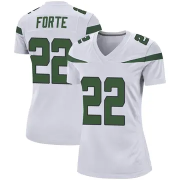 Nike Matt Forte Women's Game New York Jets White Spotlight Jersey