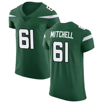 Nike Max Mitchell Men's Elite New York Jets Green Gotham Vapor Untouchable Jersey