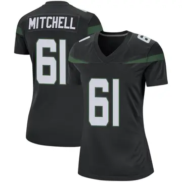 Nike Max Mitchell Women's Game New York Jets Black Stealth Jersey