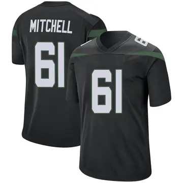 Nike Max Mitchell Youth Game New York Jets Black Stealth Jersey