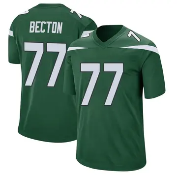 Nike Mekhi Becton Men's Game New York Jets Green Gotham Jersey