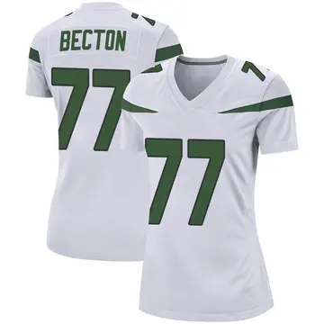 Nike Mekhi Becton Women's Game New York Jets White Spotlight Jersey