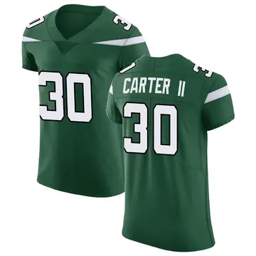 Nike Michael Carter II Men's Elite New York Jets Green Gotham Vapor Untouchable Jersey