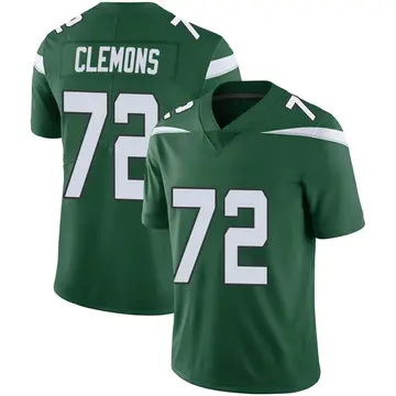 Nike Micheal Clemons Men's Limited New York Jets Green Gotham Vapor Jersey