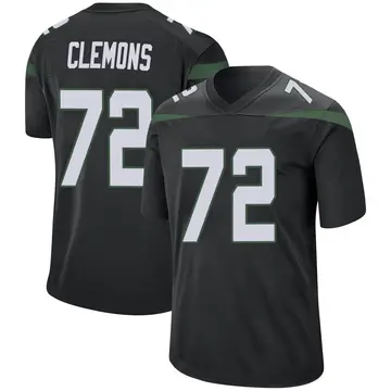 Nike Micheal Clemons Youth Game New York Jets Black Stealth Jersey