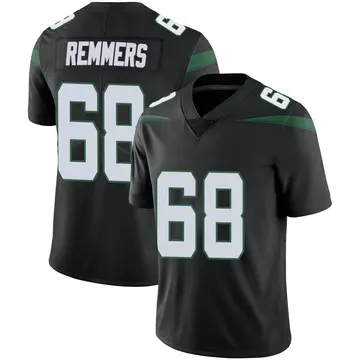 Nike Mike Remmers Men's Limited New York Jets Black Stealth Vapor Jersey