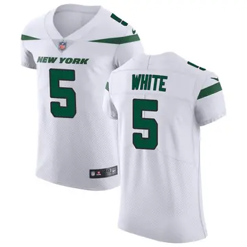 Nike Mike White Men's Elite New York Jets White Spotlight Vapor Untouchable Jersey