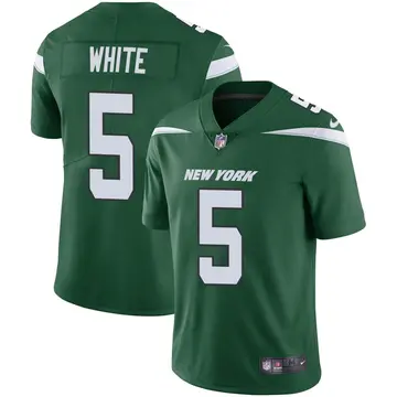 Nike Mike White Men's Limited New York Jets Green Gotham Vapor Jersey