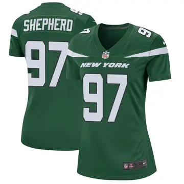 Nike Nathan Shepherd Women's Game New York Jets Green Gotham Jersey