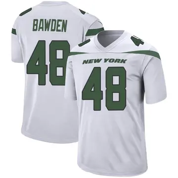 Nike Nick Bawden Men's Game New York Jets White Spotlight Jersey