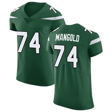 Nike Nick Mangold Men's Elite New York Jets Green Gotham Vapor Untouchable Jersey