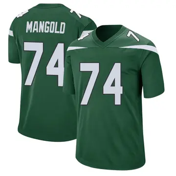 Nike Nick Mangold Men's Game New York Jets Green Gotham Jersey