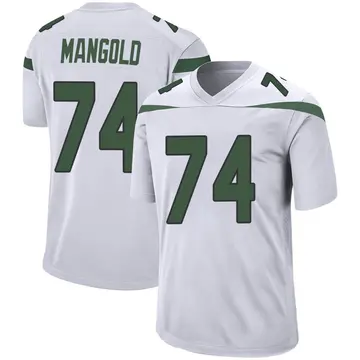 Nike Nick Mangold Youth Game New York Jets White Spotlight Jersey