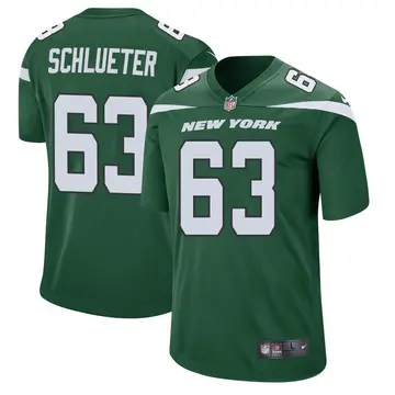 Nike Sam Schlueter Youth Game New York Jets Green Gotham Jersey