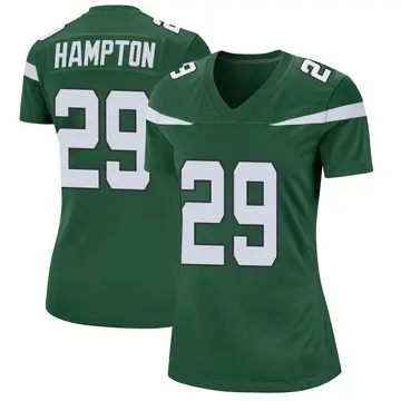 Nike Saquan Hampton Women's Game New York Jets Green Gotham Jersey