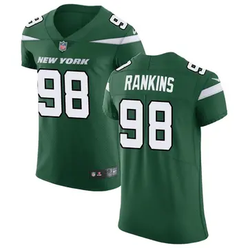 Nike Sheldon Rankins Men's Elite New York Jets Green Gotham Vapor Untouchable Jersey